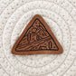 Outdoorsy Triangle Faux Leather Patch