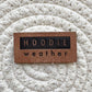 Hoodie Weather Faux Leather Label