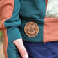 Camping Friends Faux Leather Label