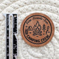 Camping Friends Faux Leather Label