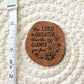 Giants Faux Leather Label
