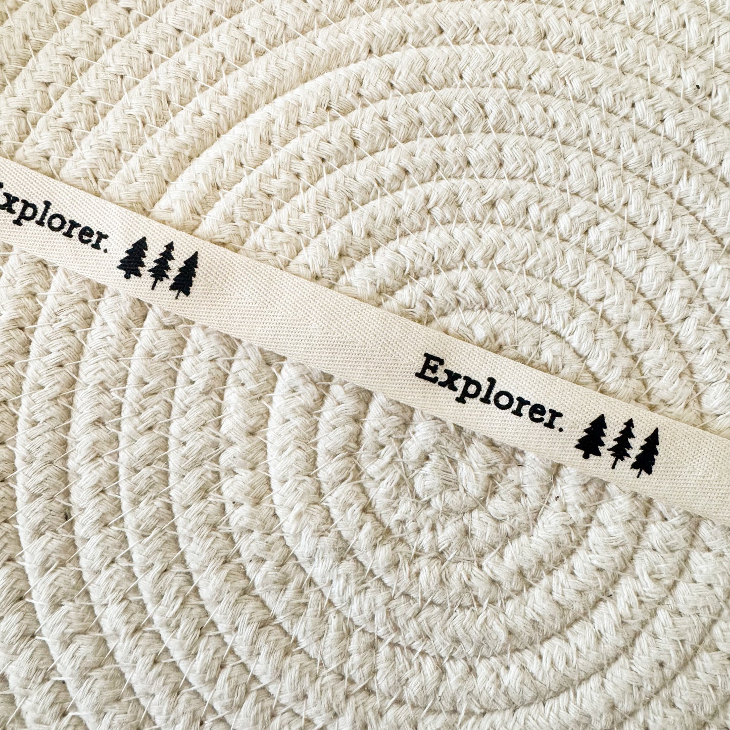 Explore Cotton Ribbon (Sold by the yard)