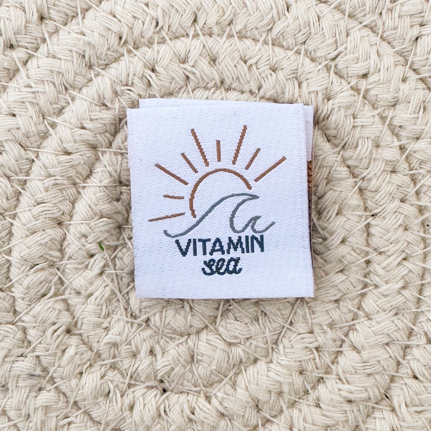 Vitamin Sea Woven Label