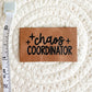 Chaos Coordinator Faux Leather Patch