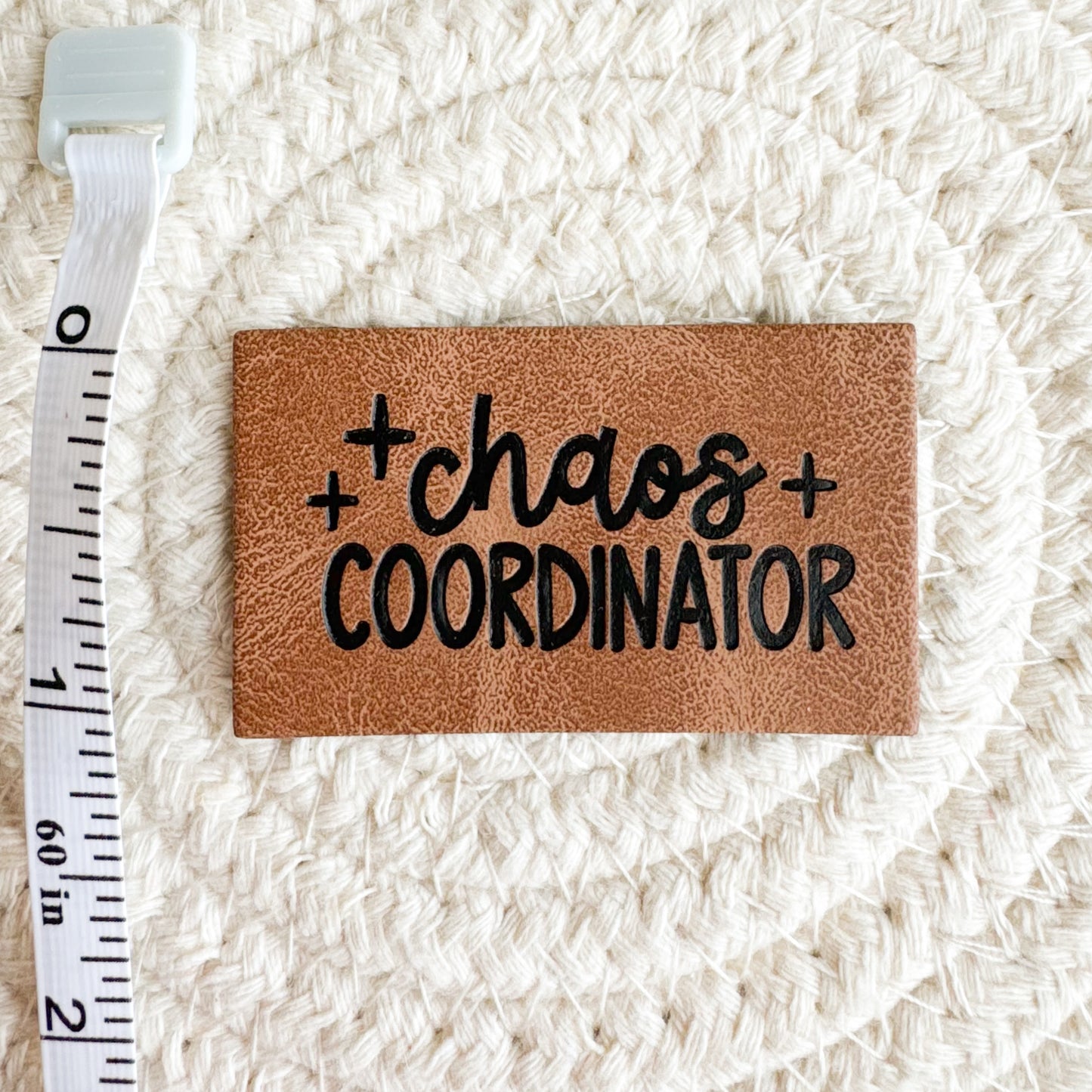Chaos Coordinator Faux Leather Patch