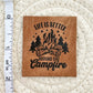 Campfire Faux Leather Patch