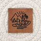 Play Outside Faux Leather Patch