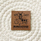 Homestead Animals Faux Leather Label