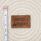 Campfires and Memories Faux Leather Patch