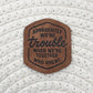 Trouble Together Faux Leather Label