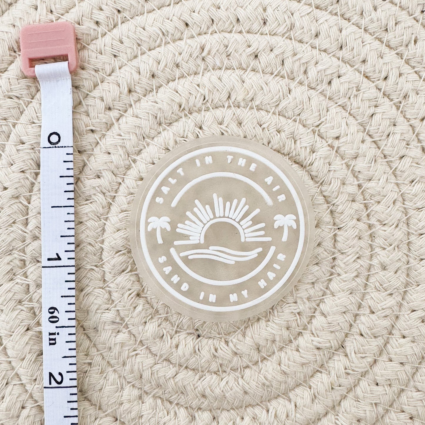 Sun and Salt Silicone Label