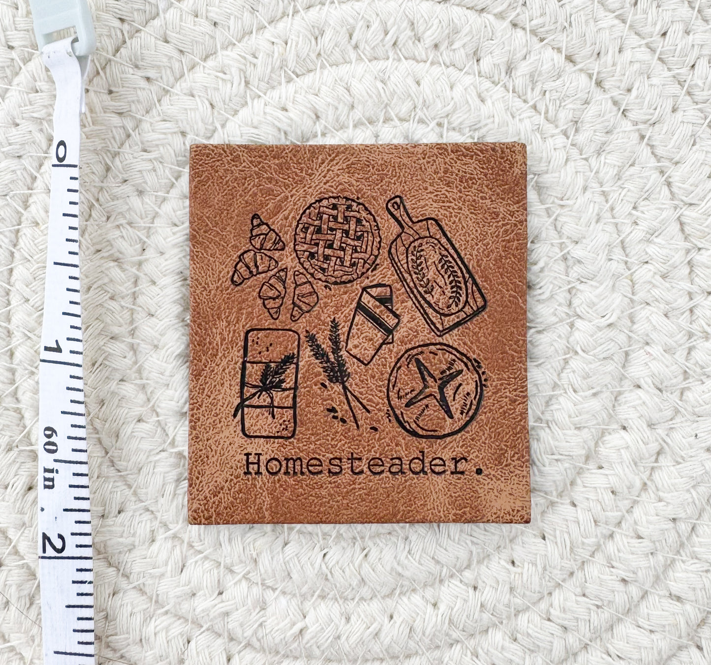 Homesteader Faux Leather Patch