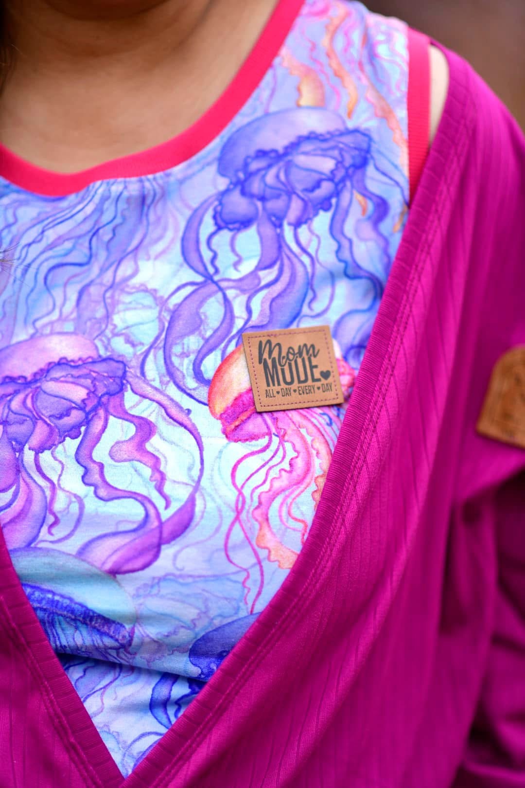Mom Mode Faux Leather Patch