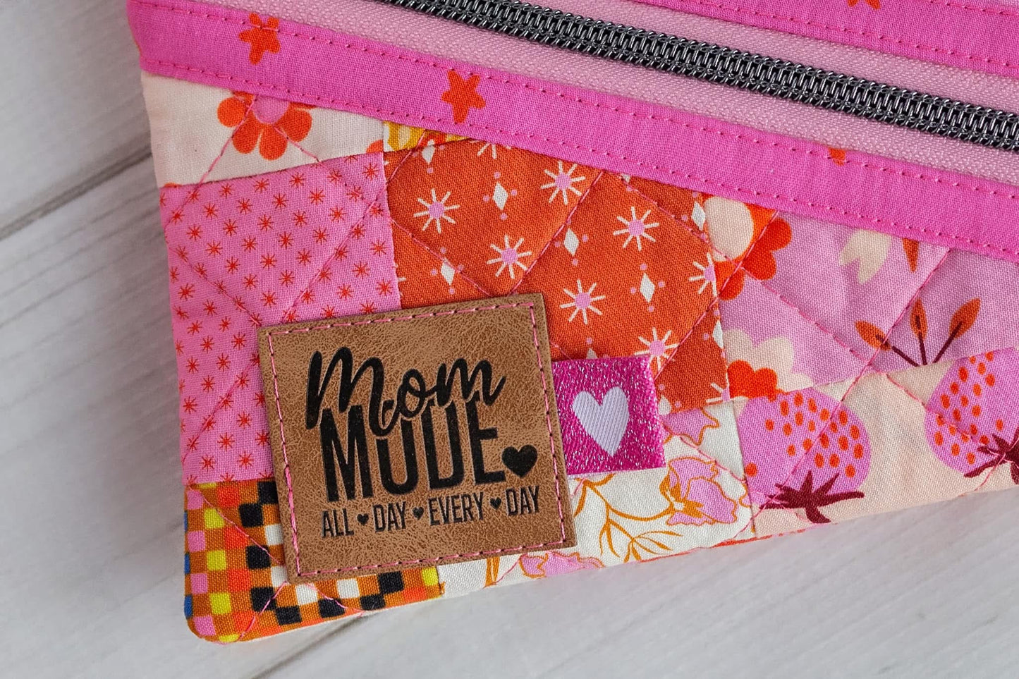 Mom Mode Faux Leather Patch