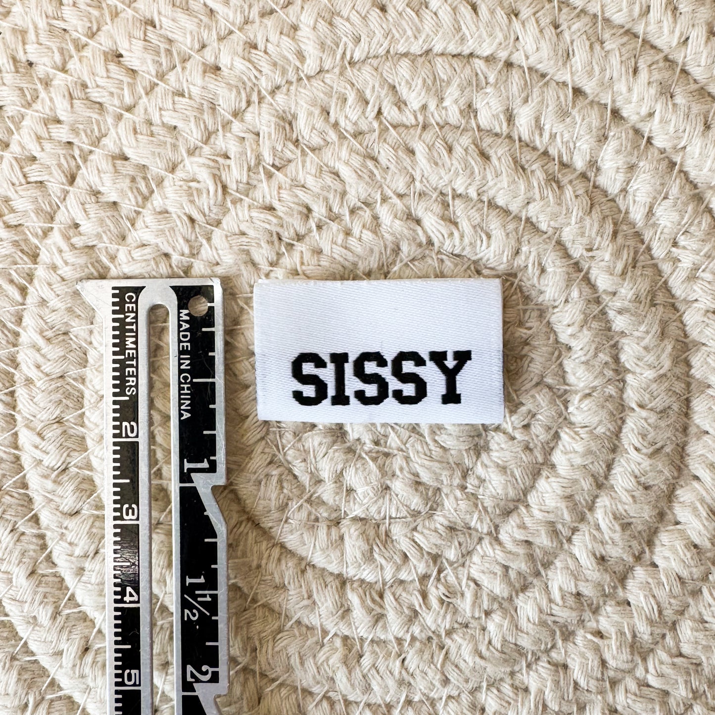 Sissy Woven Label