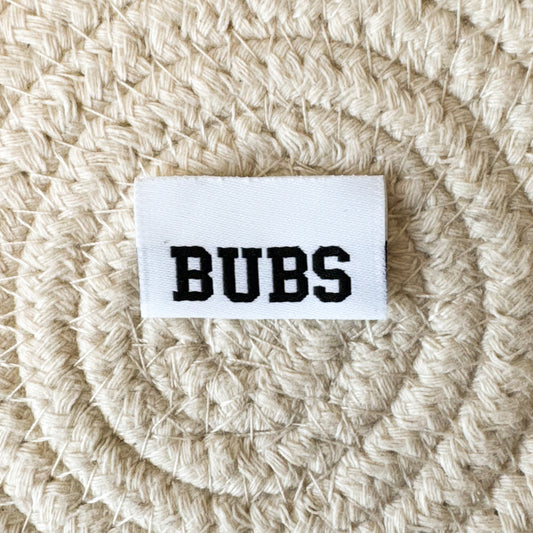Bubs Woven Label