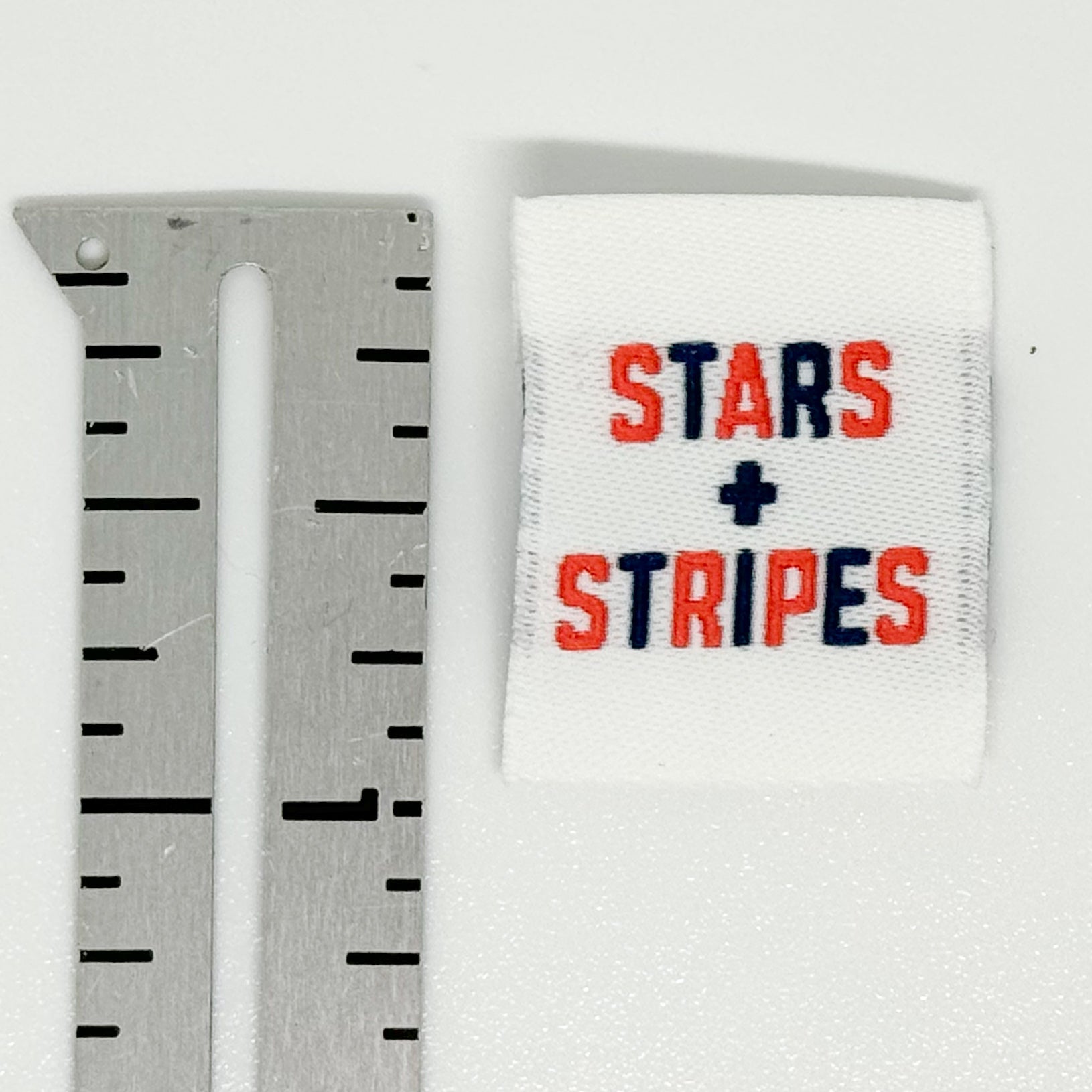 Stars+Stripes Woven Label image 1