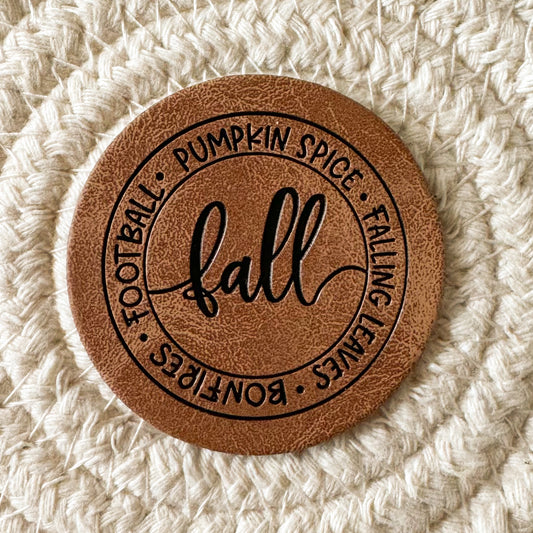 Fall Things Leather Patch image 0