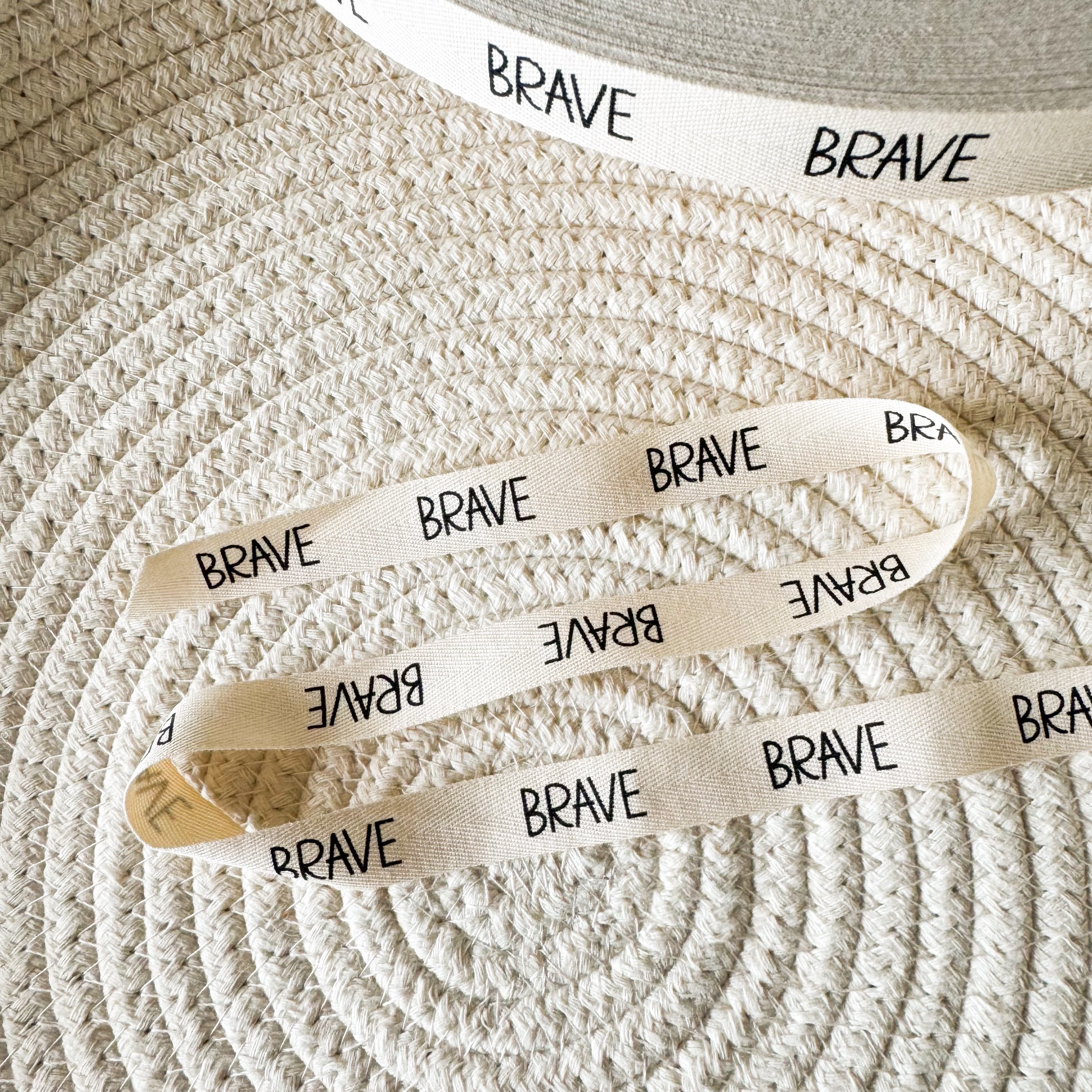 Brave Ribbon Brave Cotton Ribbon (Sold by the yard) – Shine Bright Label Co.