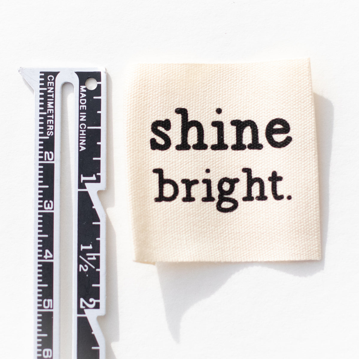 Top Bright Label Shine Bright Printed Cotton Label – Shine Bright Label Co.