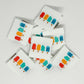 Colorful Popcicles Woven Label image 1